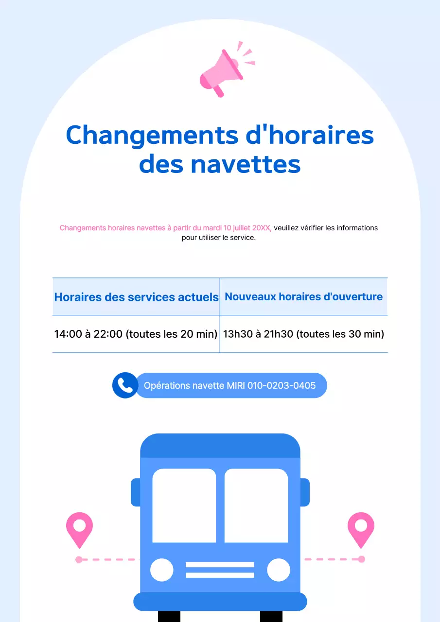 Guide simple de la navette Sky Blue