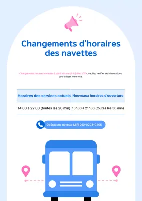 Guide simple de la navette Sky Blue