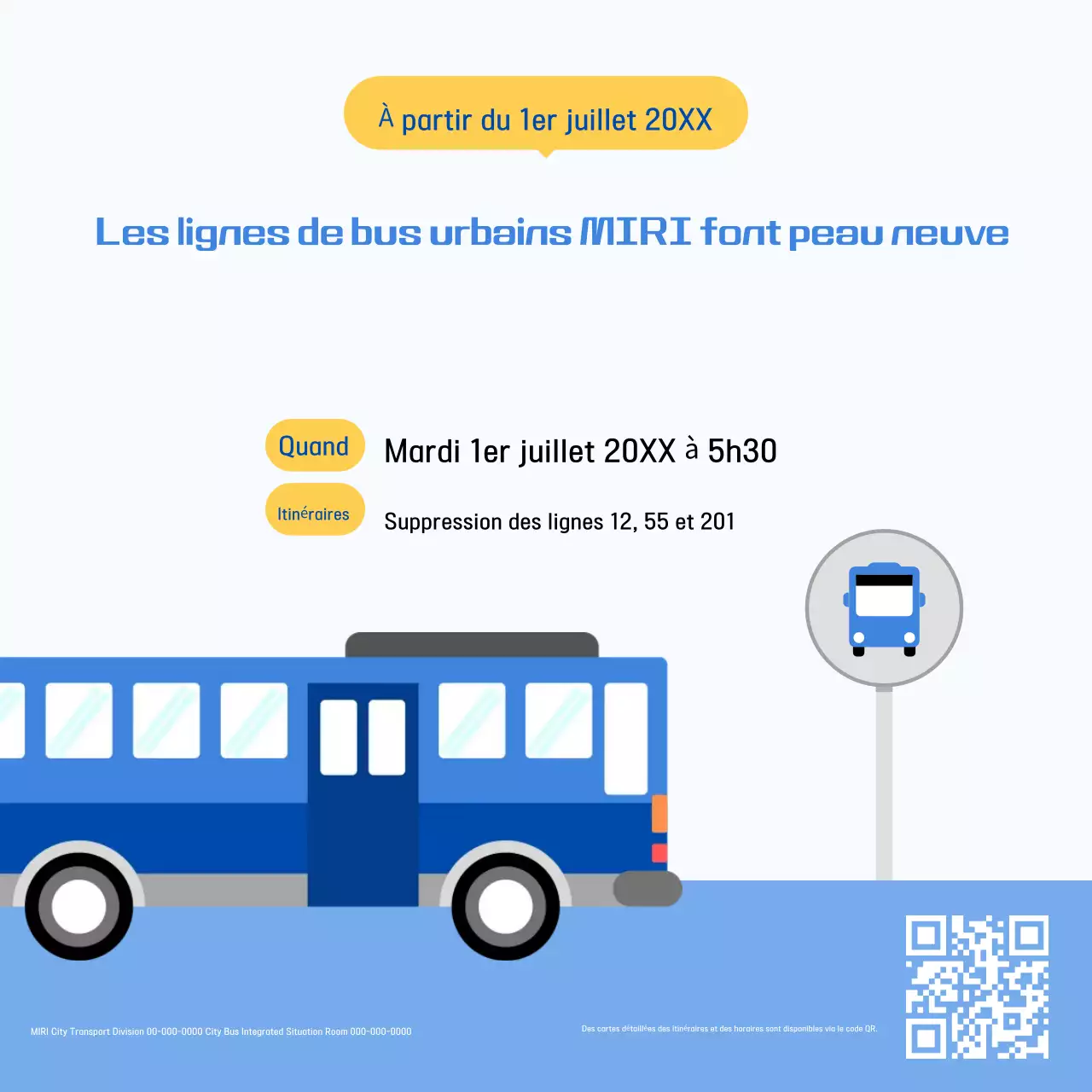 Guide de circulation simple bleu