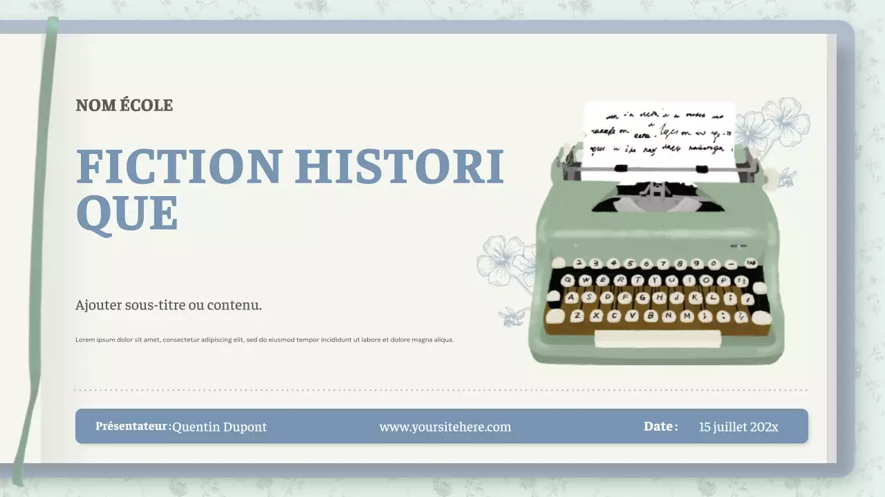 Présentation de Mint Vintage Fiction