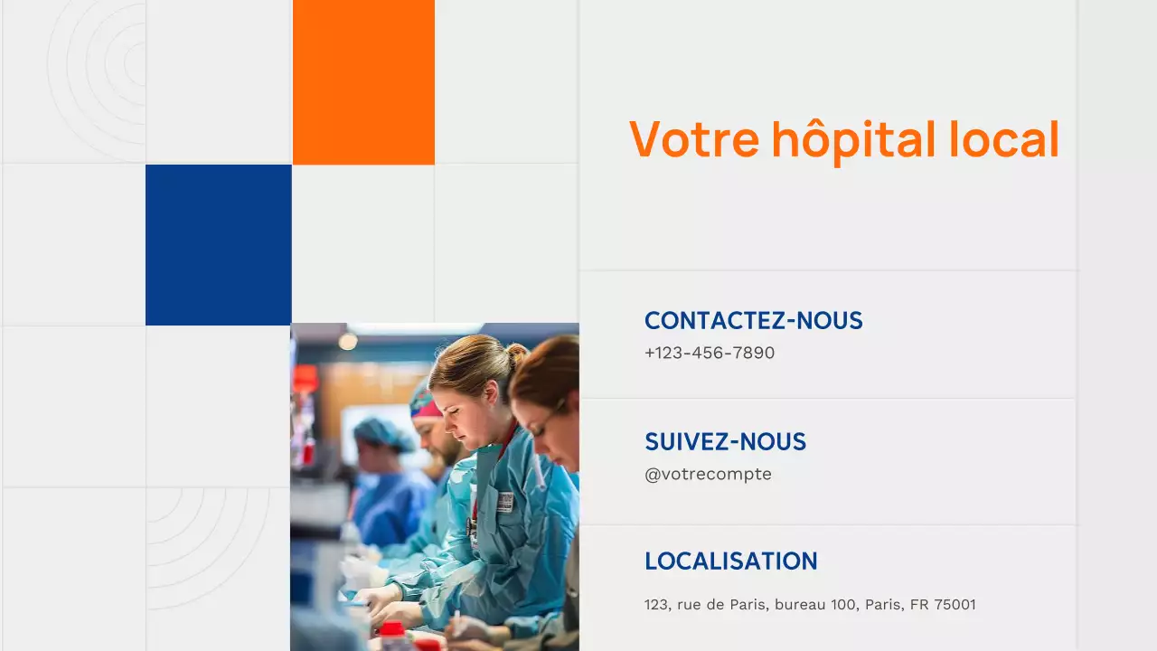 Présentation publicitaire Orange Modern Healthcare