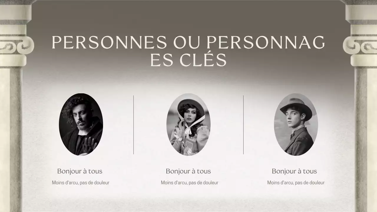 Présentation de la conférence historique classique grise