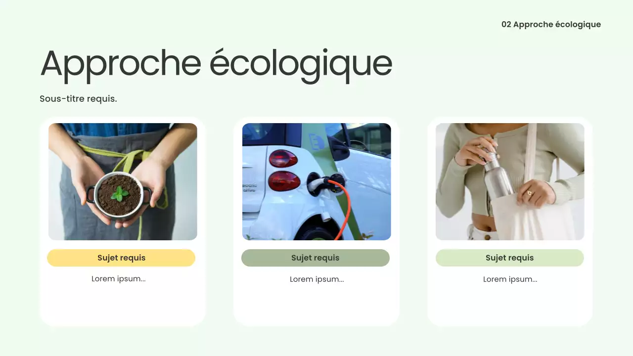 Présentation sur l'énergie verte et moderne