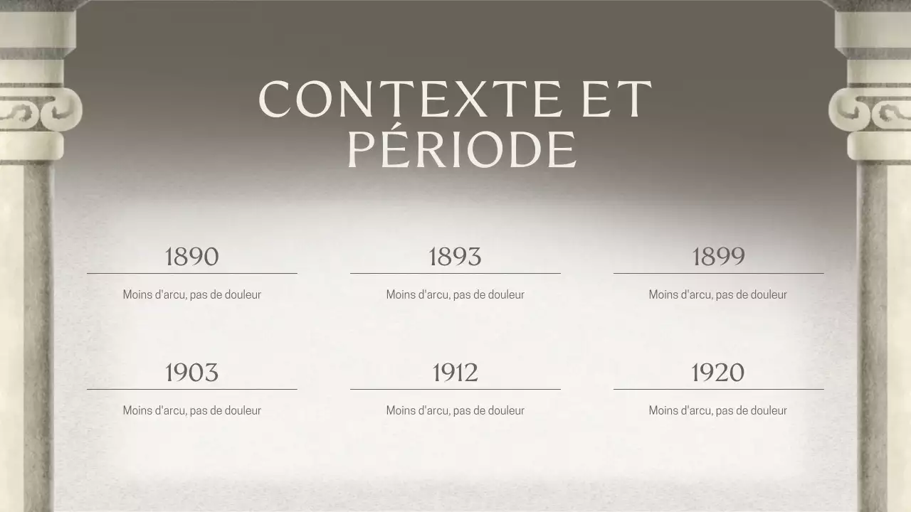 Présentation de la conférence historique classique grise