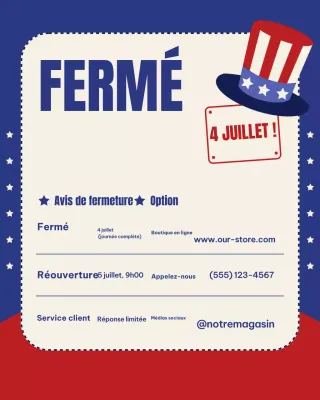 Publication Instagram annonçant la fermeture de Blue Modern