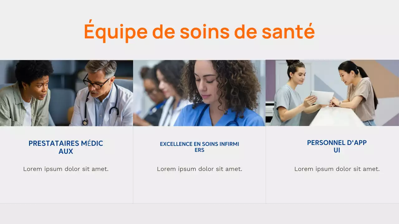 Présentation publicitaire Orange Modern Healthcare