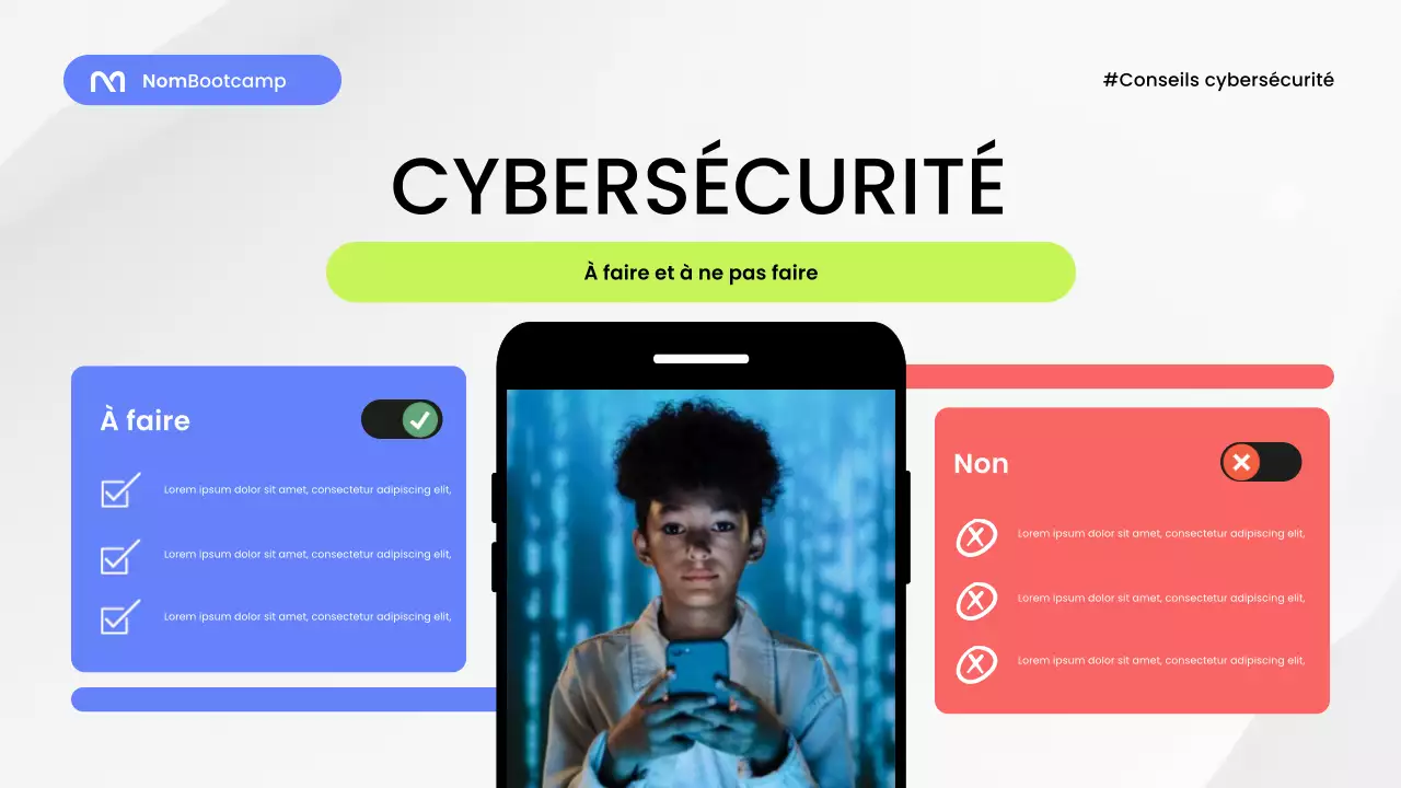 Présentation du guide de sécurité moderne bleu