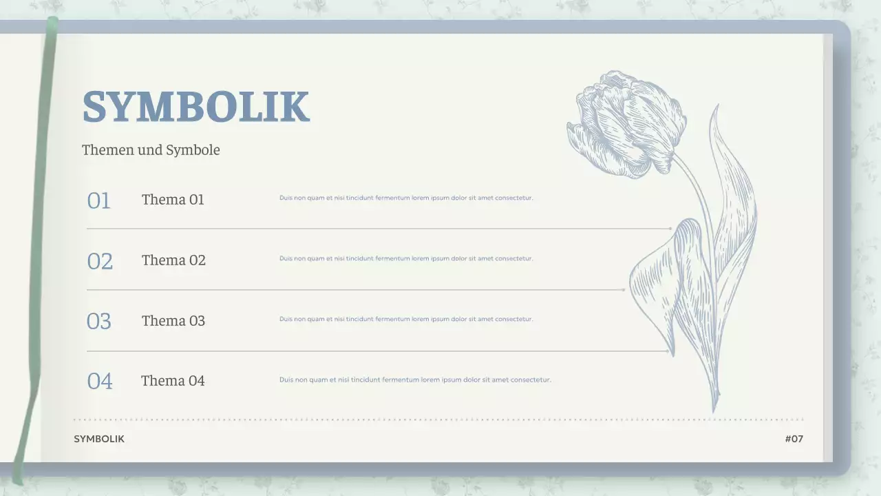 Mint Vintage Fiction Präsentation