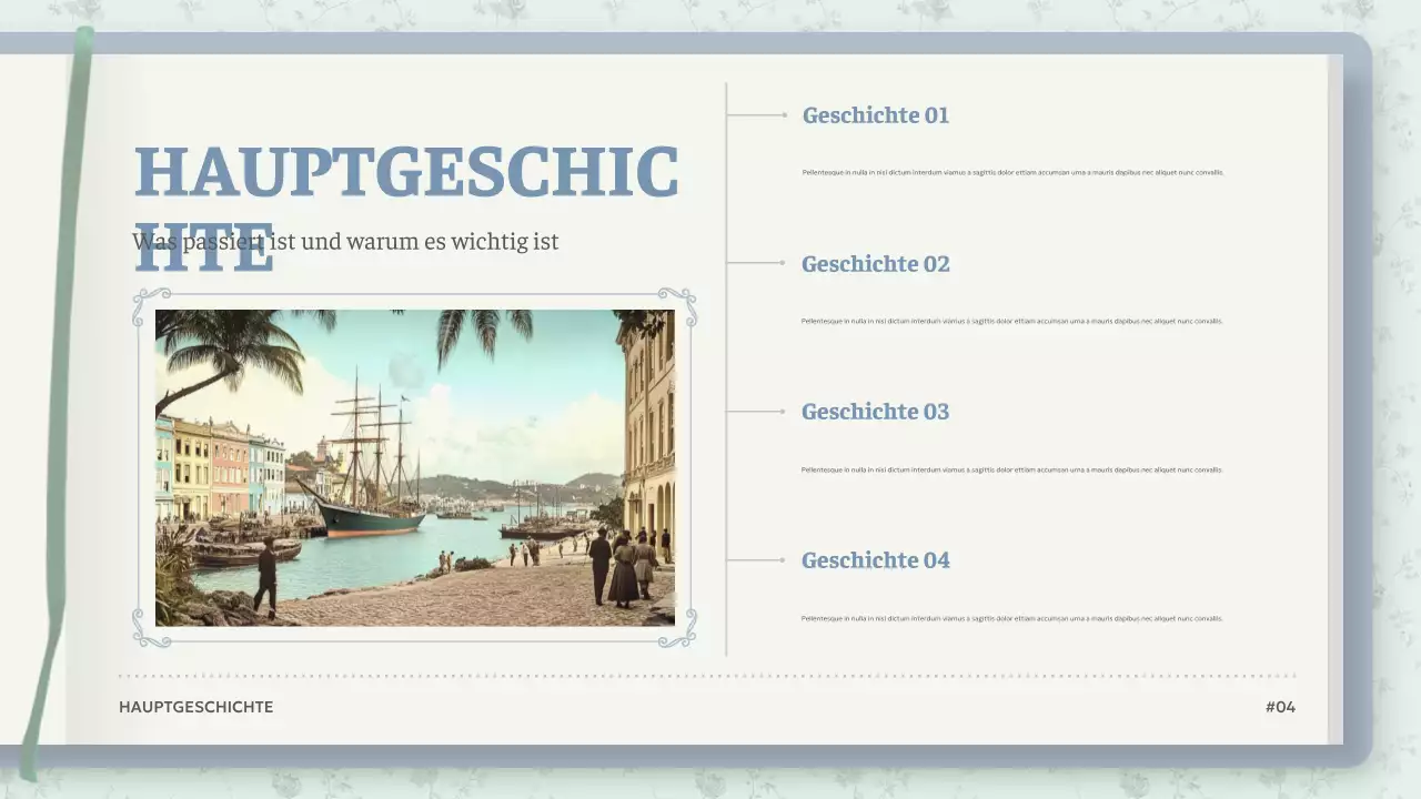 Mint Vintage Fiction Präsentation