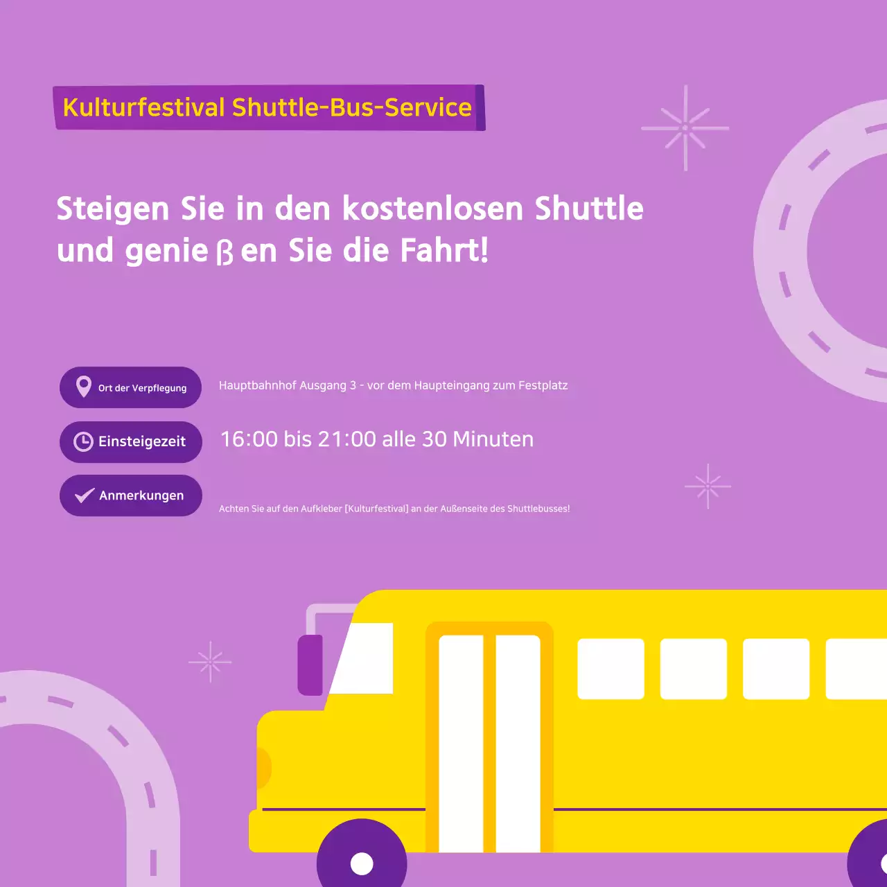 Einfacher Festivalführer für Yeon Bora