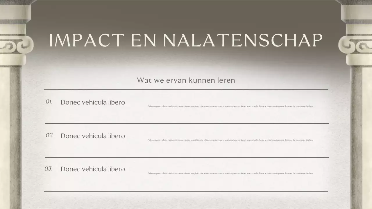 Grey Classic Historische Lezing Presentatie