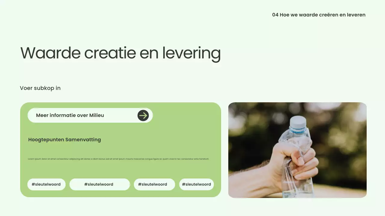 Presentatie over groene moderne energie