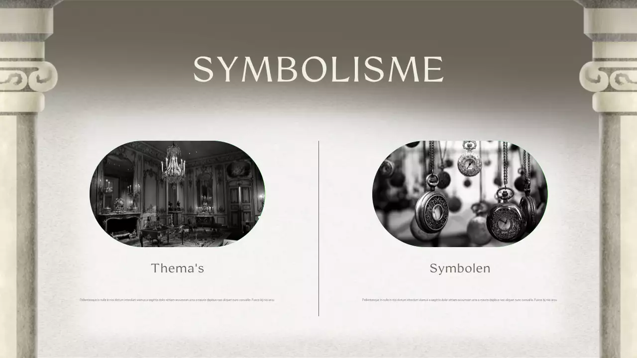 Grey Classic Historische Lezing Presentatie