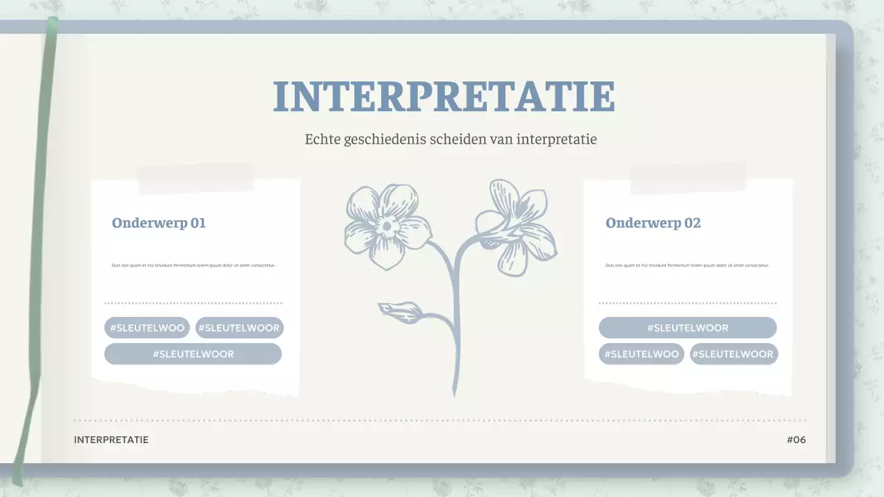 Mint Vintage Fiction Presentatie