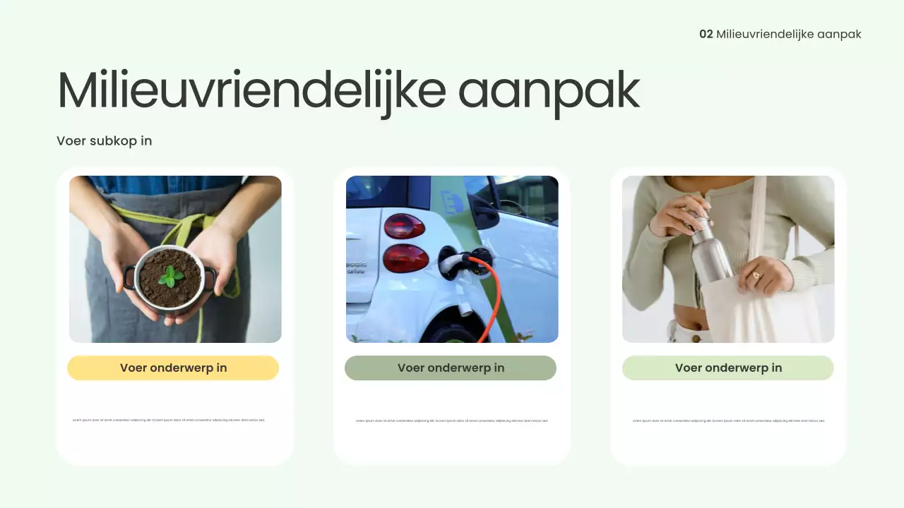 Presentatie over groene moderne energie