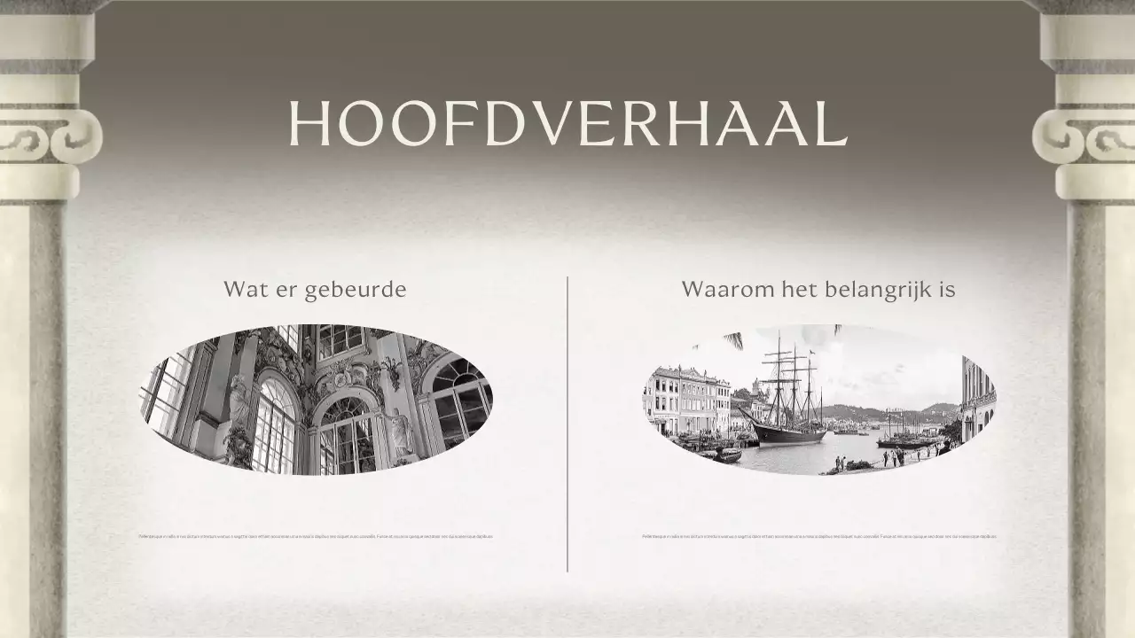 Grey Classic Historische Lezing Presentatie