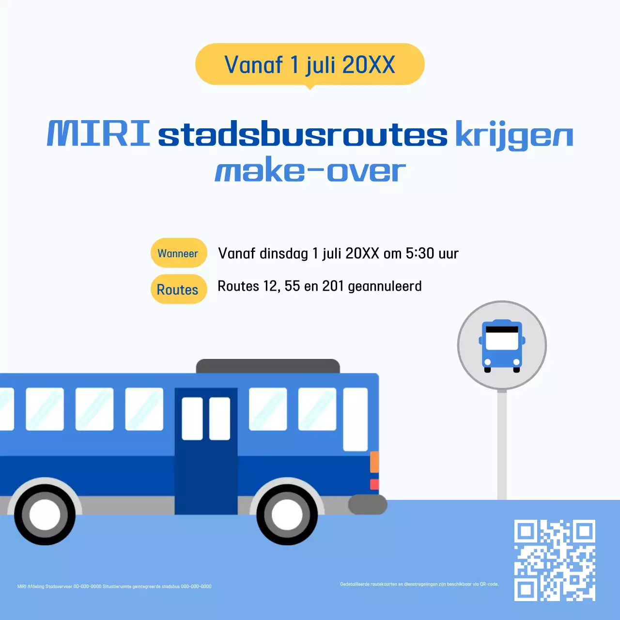 Blauwe eenvoudige verkeersgids