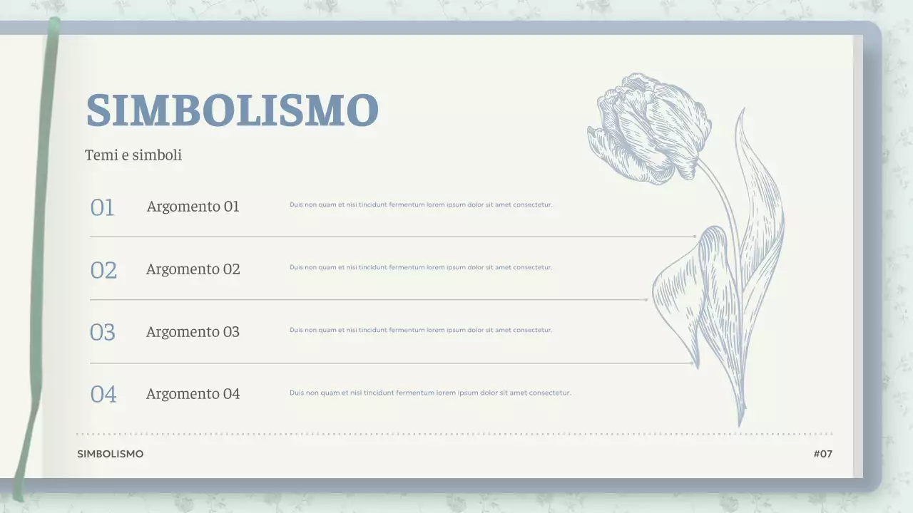 Presentazione di narrativa vintage Mint