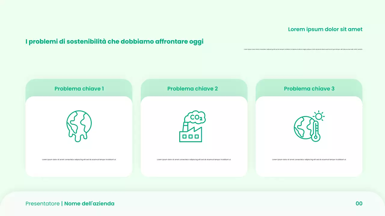 Presentazione del pitch deck per startup moderne e verdi