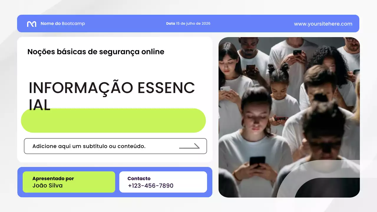 Apresentação do Guia de Segurança Moderna Azul