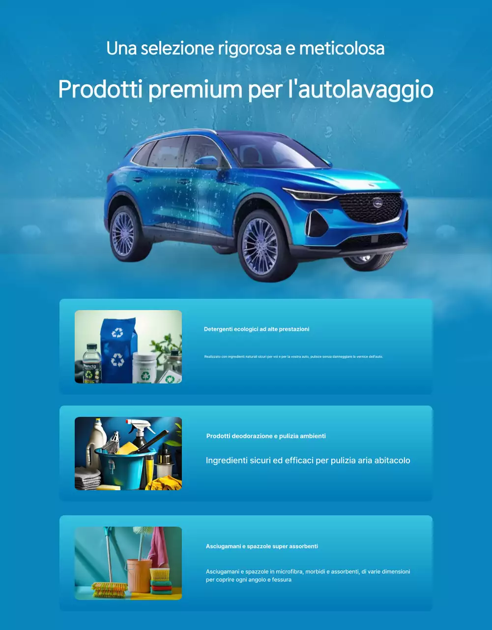 Pubblicità di Blue Modern Car Care