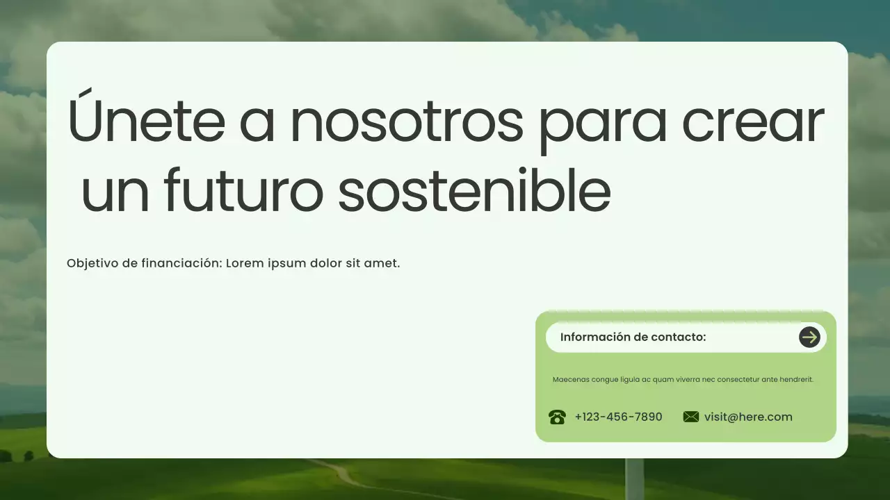 Presentación de Energía Verde Moderna