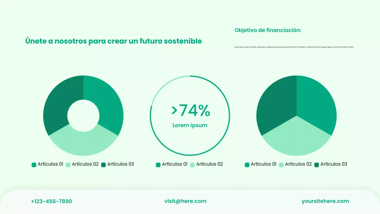 Presentación de Pitch Deck de Green Modern Startups