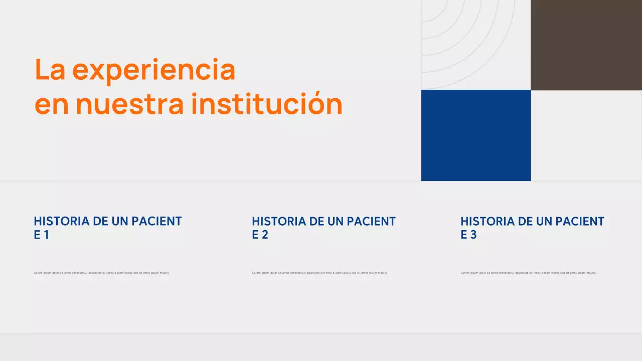 Presentación del anuncio de Orange Modern Healthcare