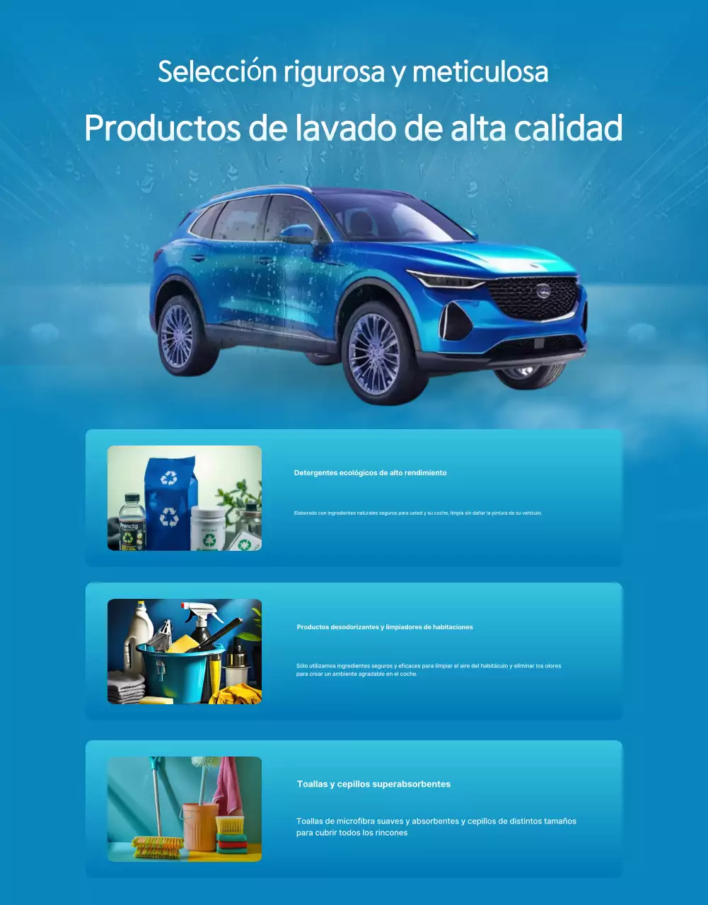 Anuncio de Blue Modern Car Care