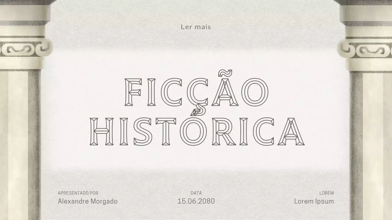 Apresentação da Palestra Histórica Clássica Grey