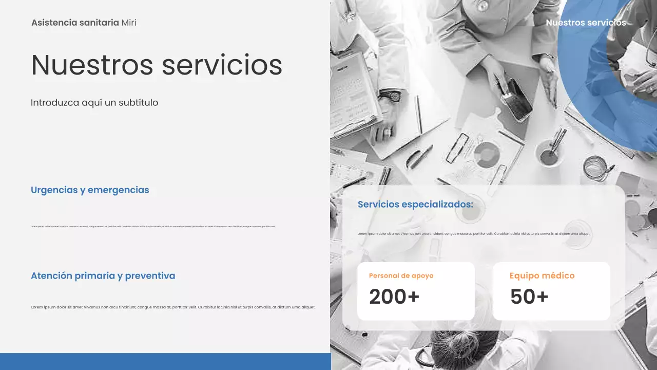 Presentación de Blue Modern Healthcare