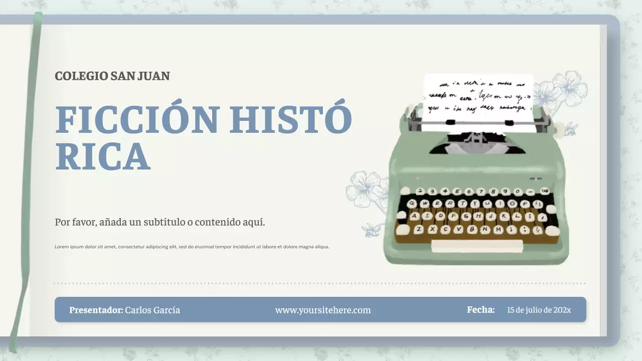 Presentación de Mint Vintage Fiction