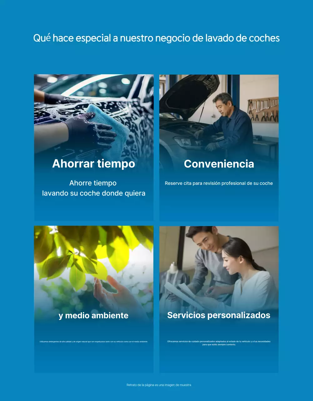 Anuncio de Blue Modern Car Care