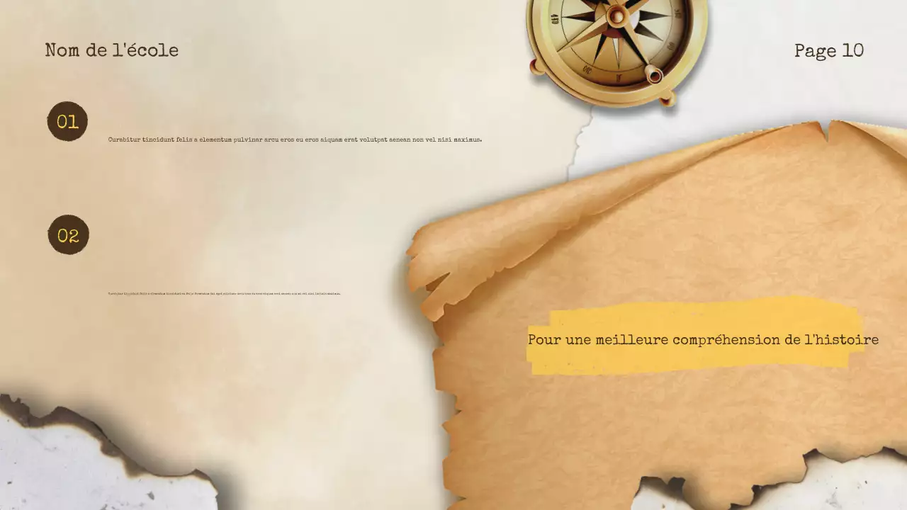 Annonce historique du Beige Vintage