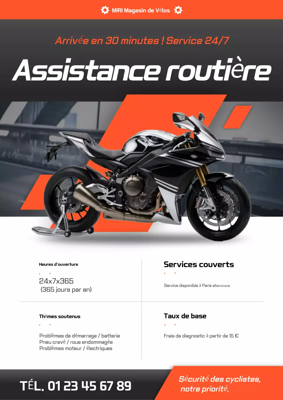 Guide des services d'urgence modernes Orange