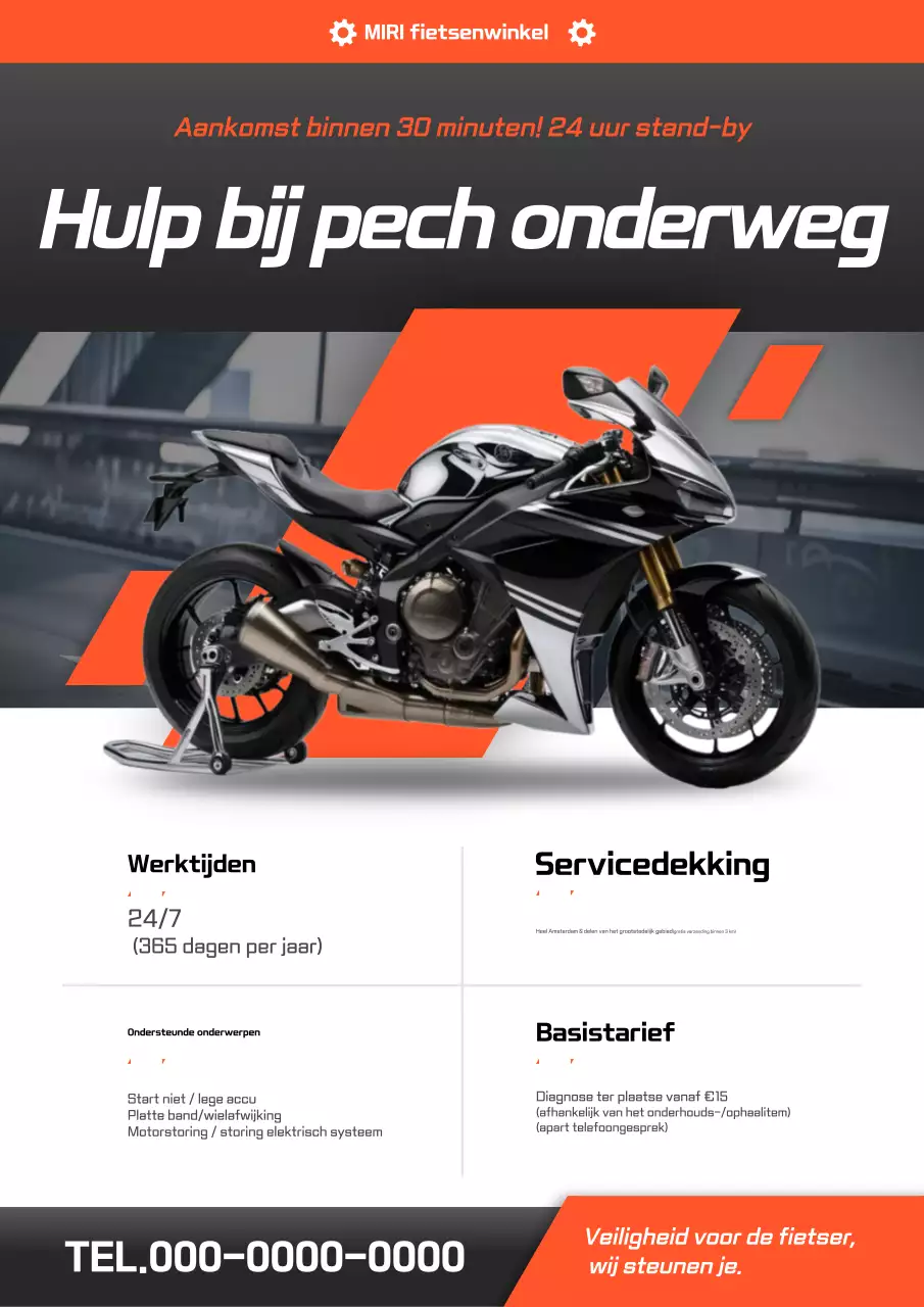 Oranje Moderne Noodhulpgids