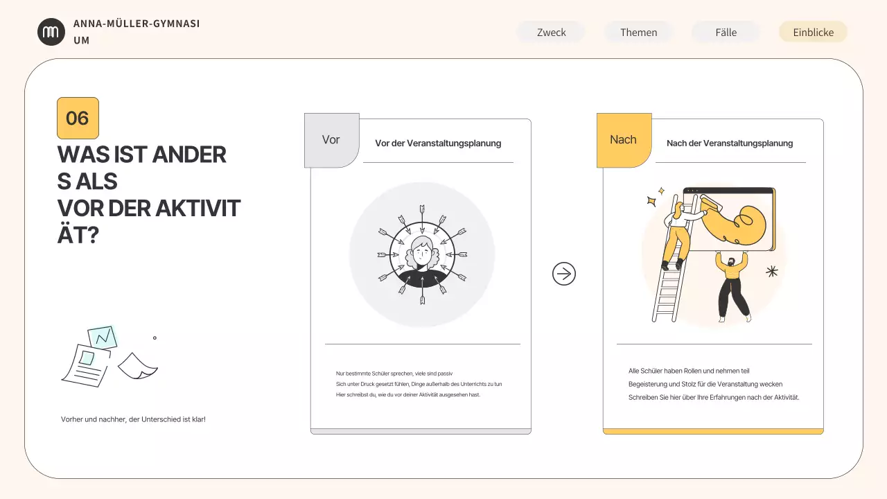 Beige Minimal Education Seminarleitfaden