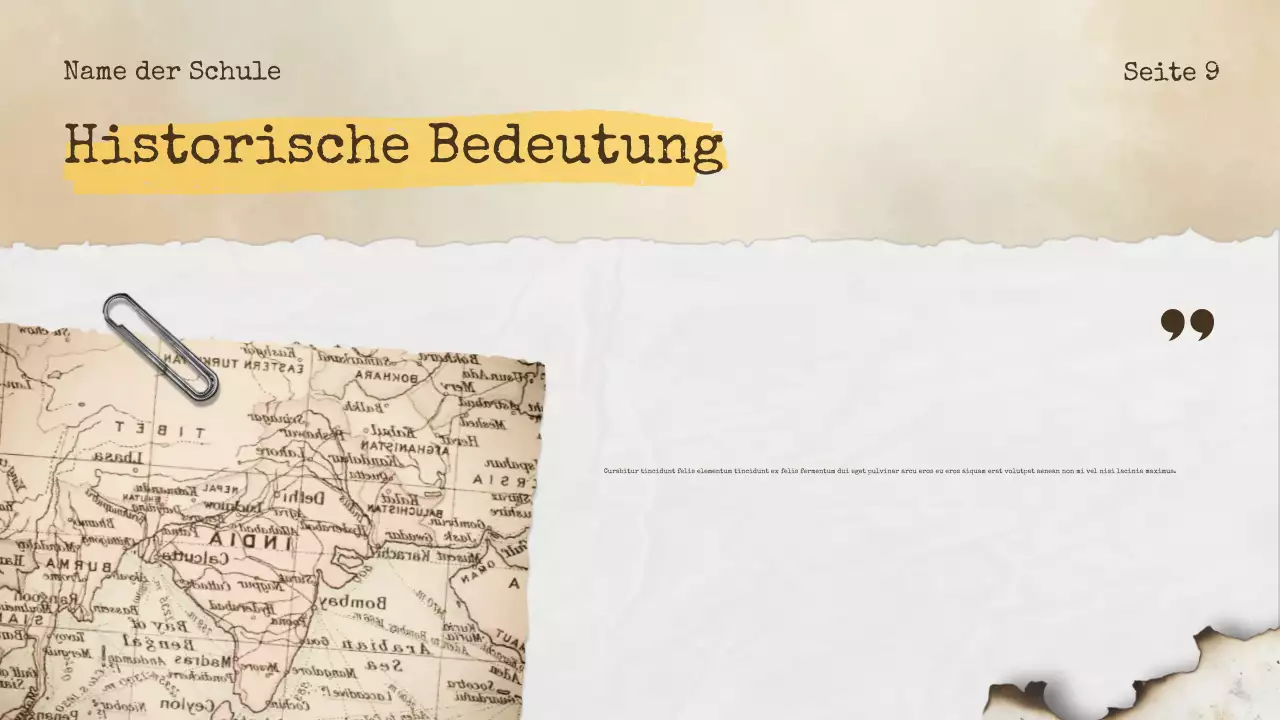 Beige Vintage Geschichte Ankündigung