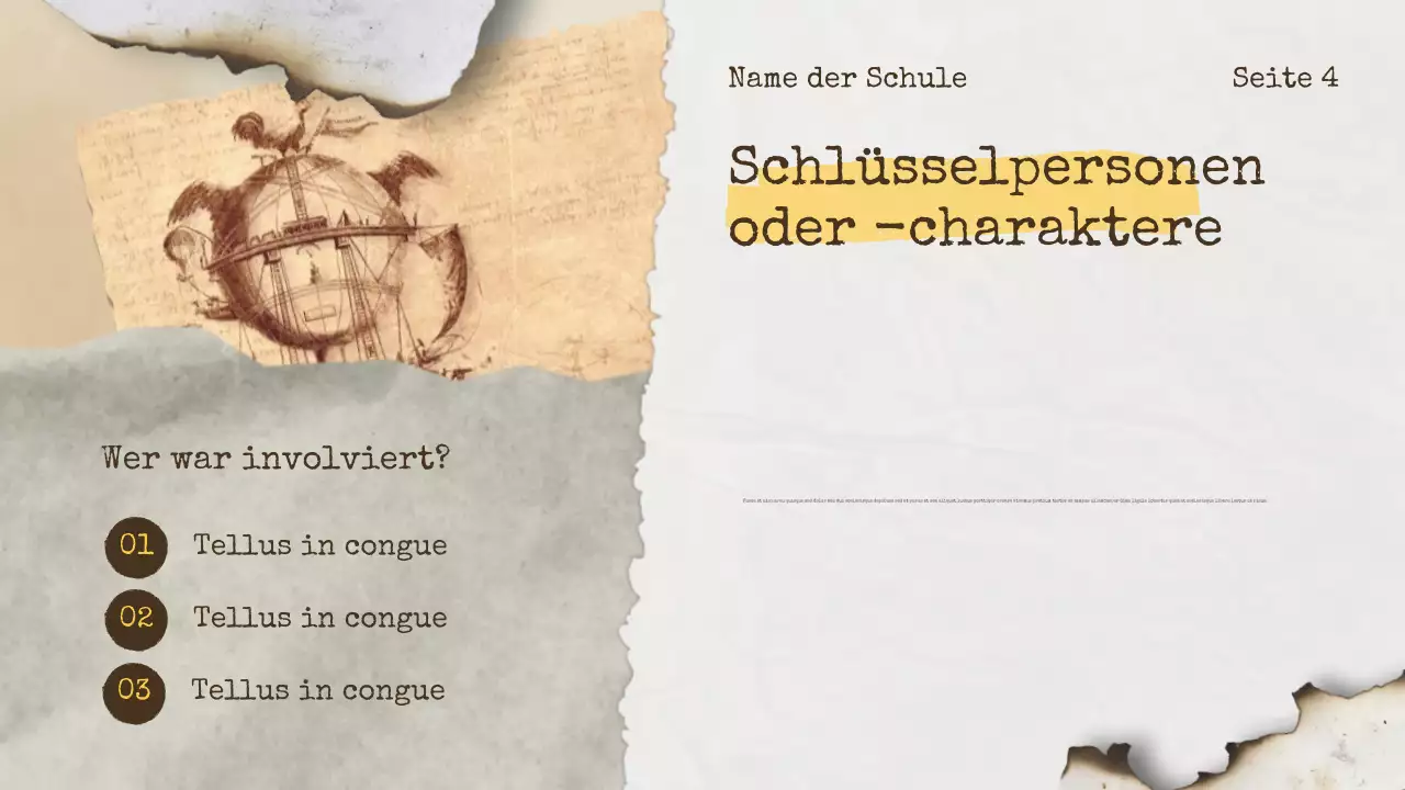 Beige Vintage Geschichte Ankündigung