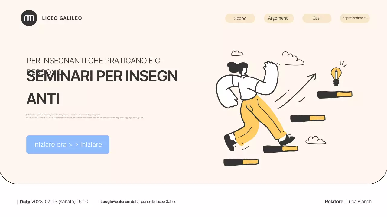 Guida al seminario di Beige Minimal Education