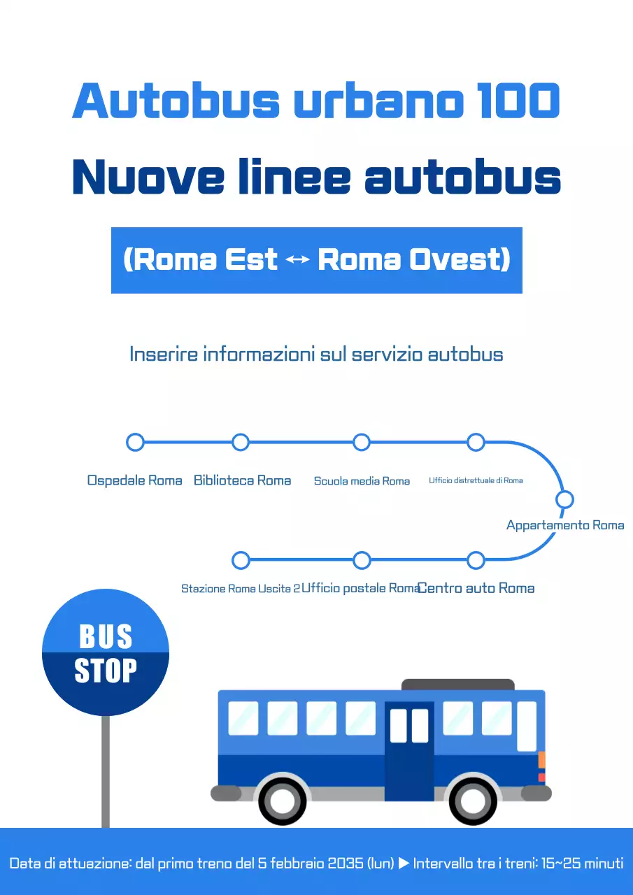 Guida semplice al trasporto pubblico blu