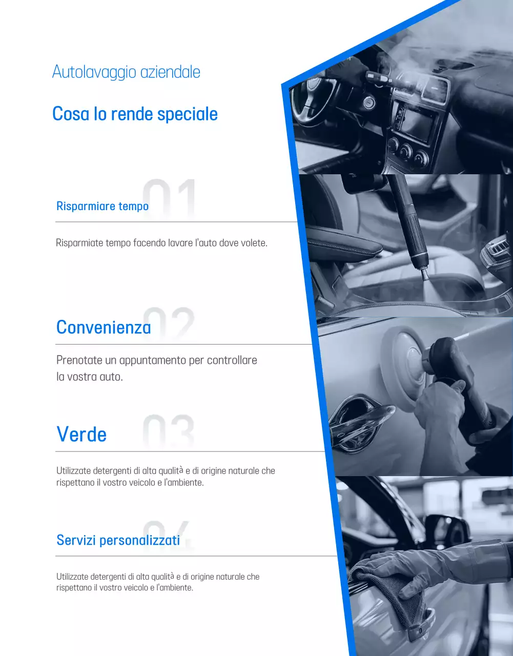 Pubblicità di Blue Modern Car Wash