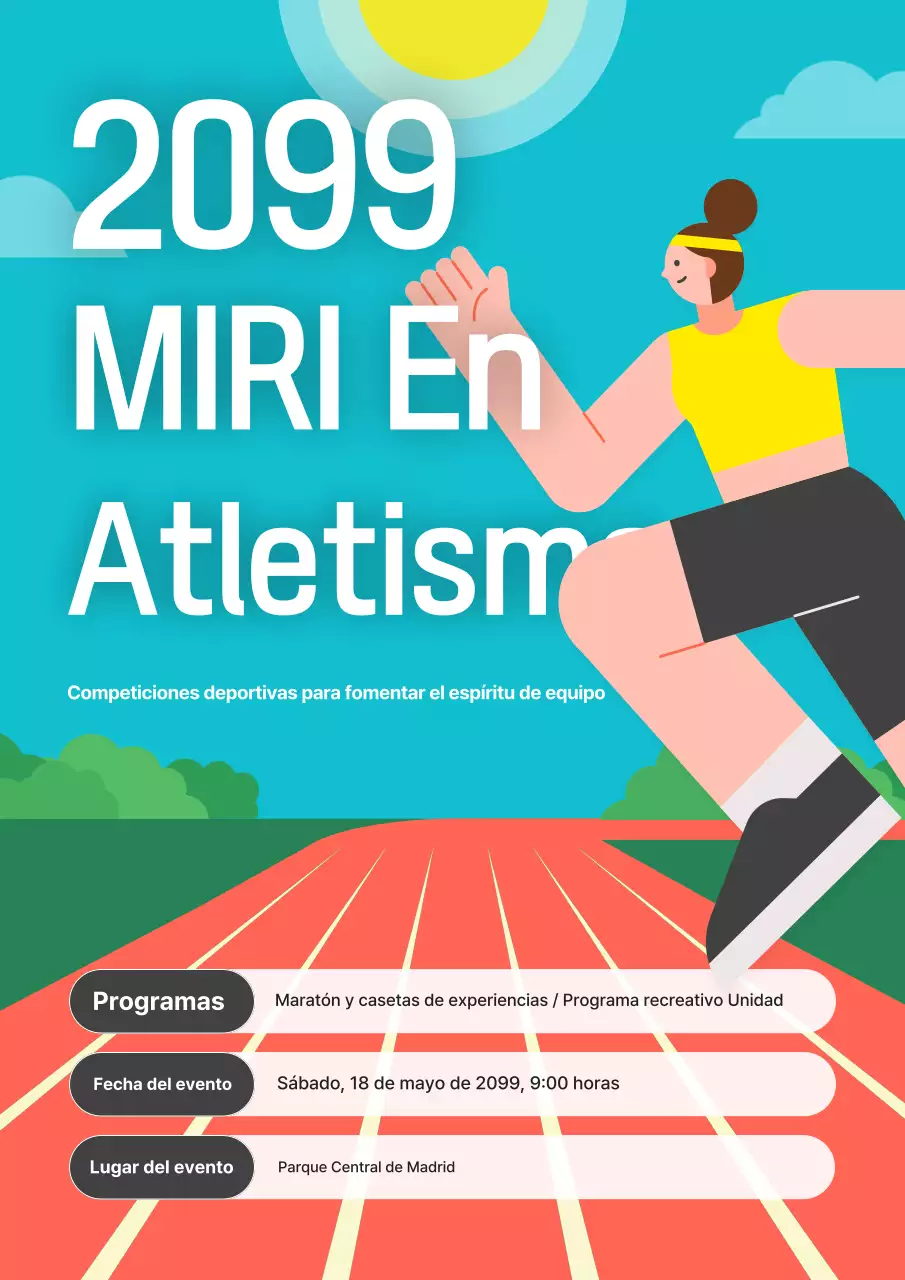 Evento del Festival Deportivo Simple Sky Blue