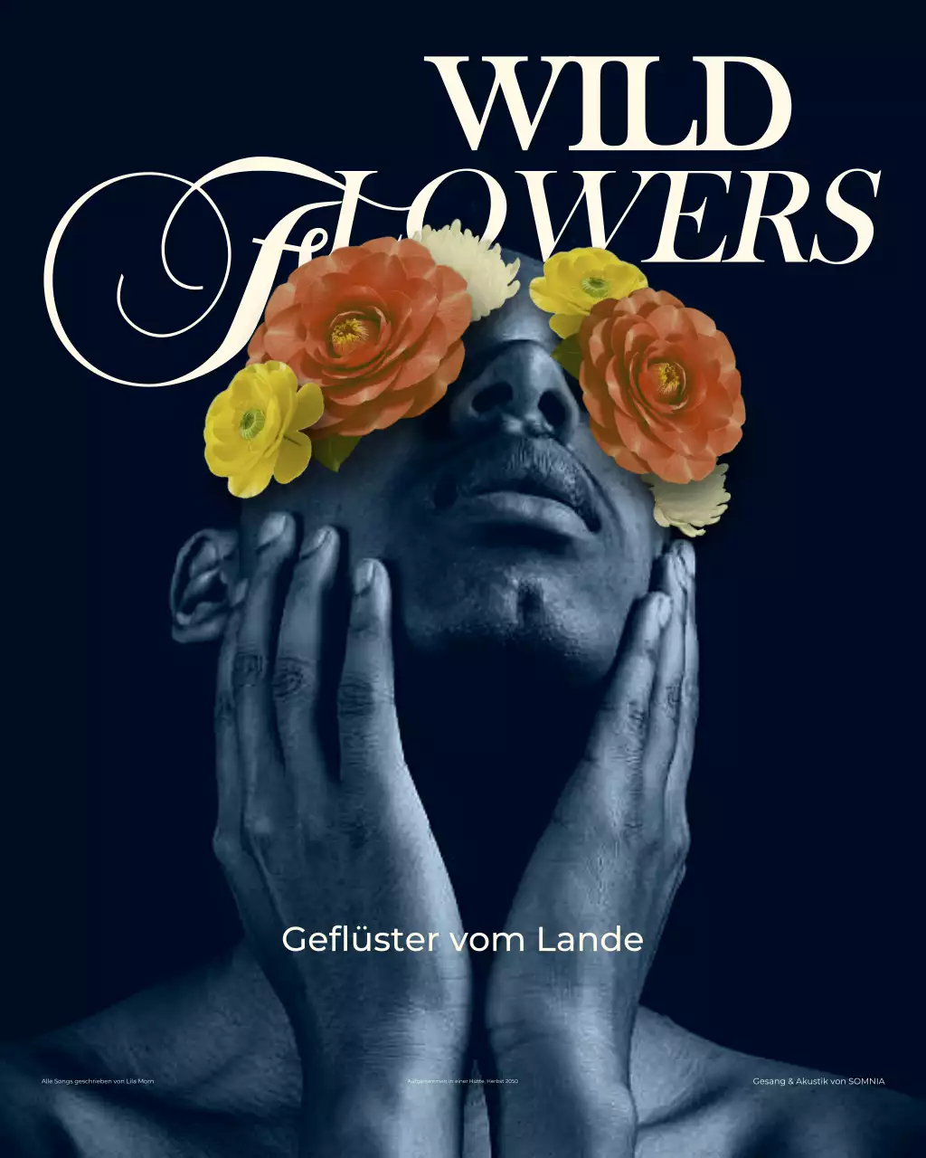 Künstlerisches Musikplakat der Marine