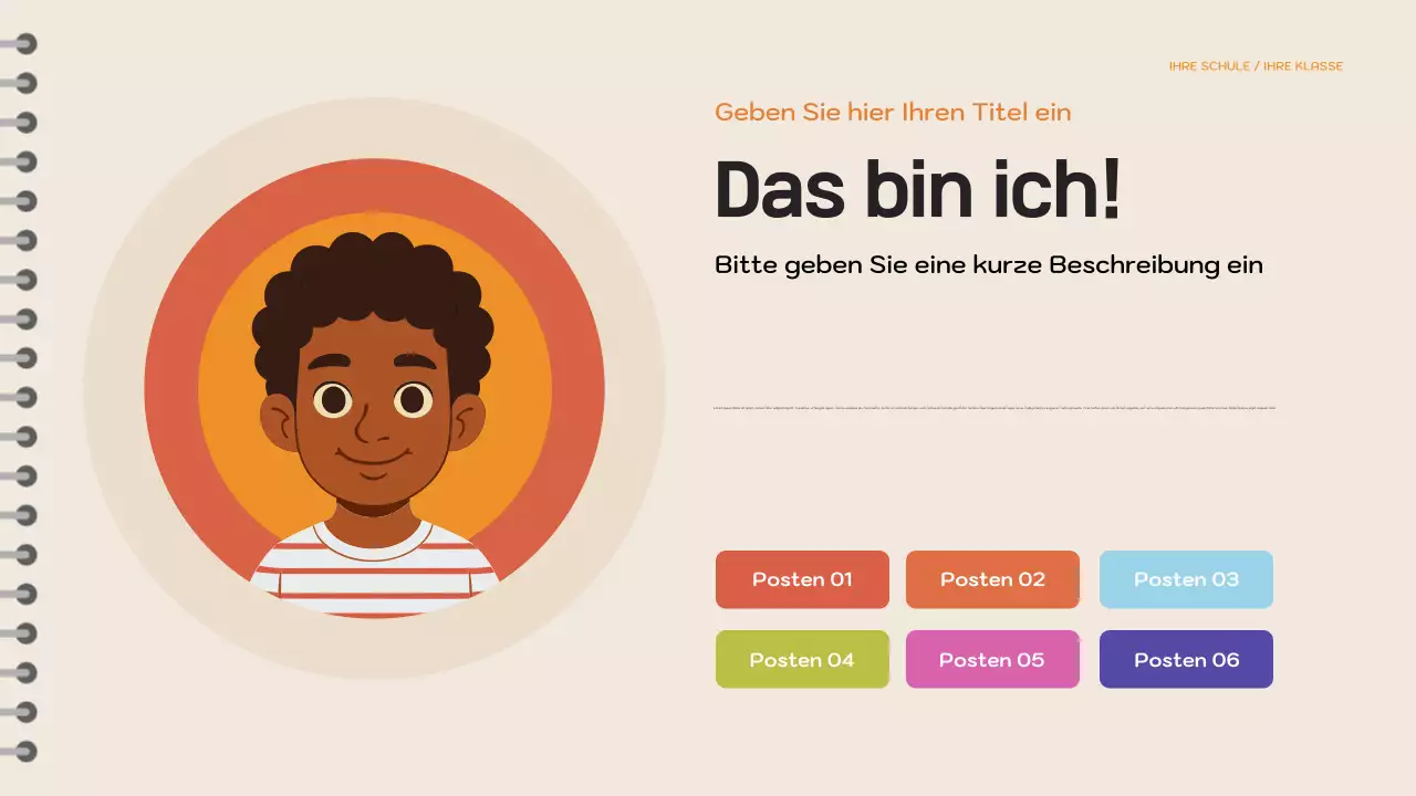 Lila verspieltes Märchenbuch Präsentation