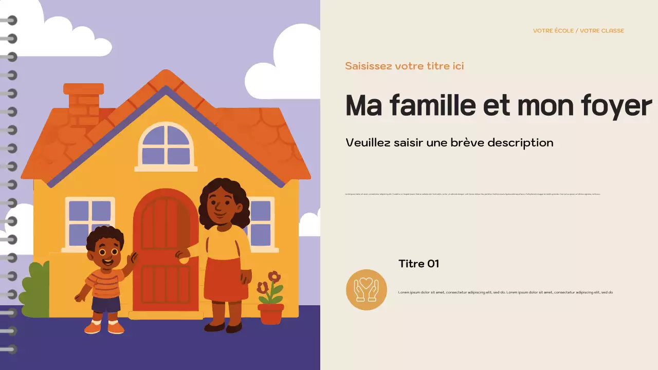 Présentation du livre d'histoires ludique violet