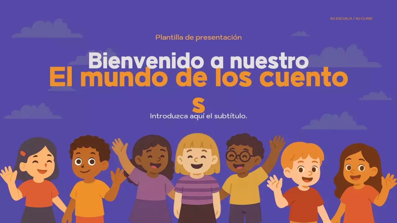 Presentación del libro de cuentos lúdico morado