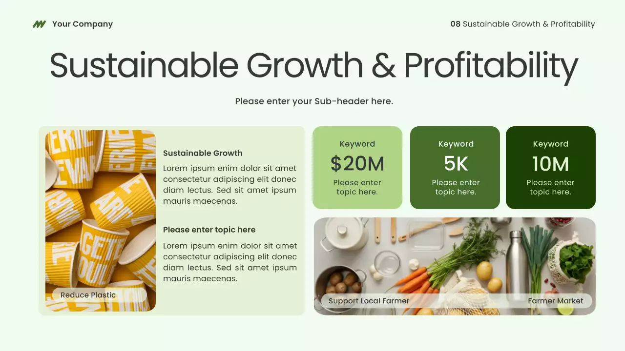Green Modern Sustainable Energy Presentation