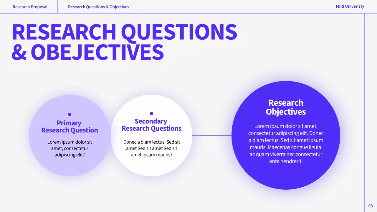 Purple Modern Research Document Presentation