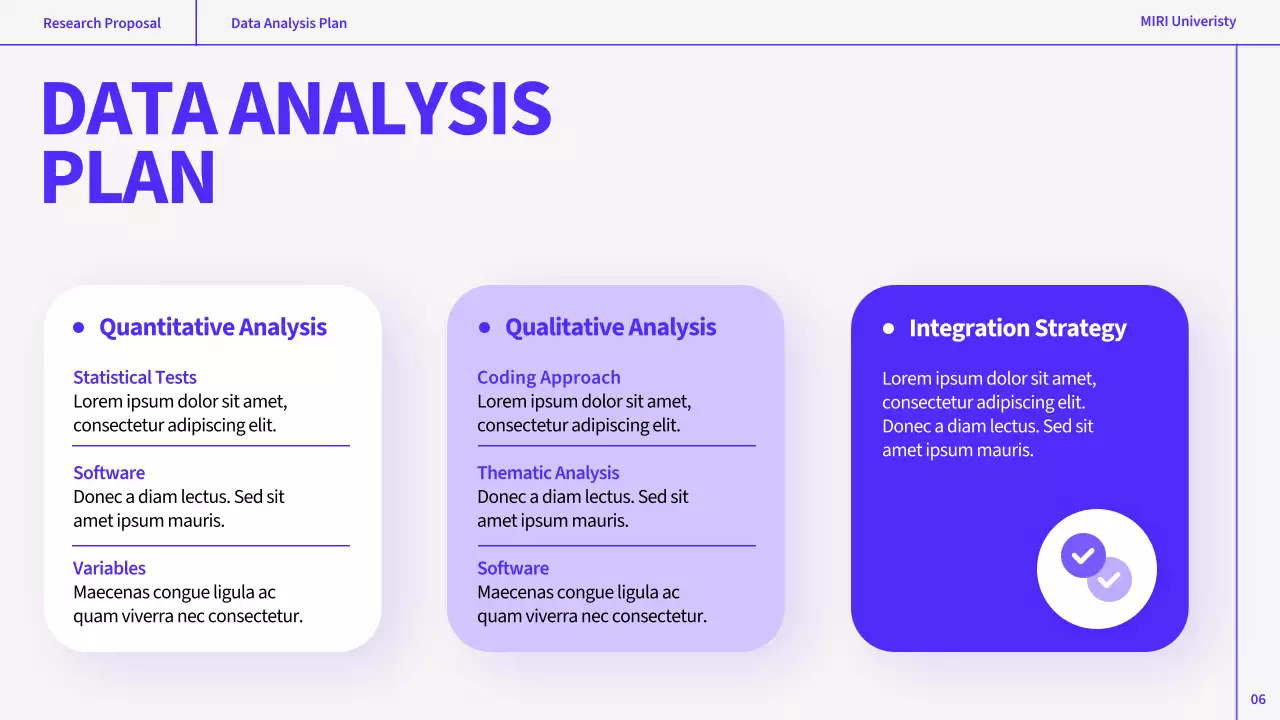 Purple Modern Research Document Presentation